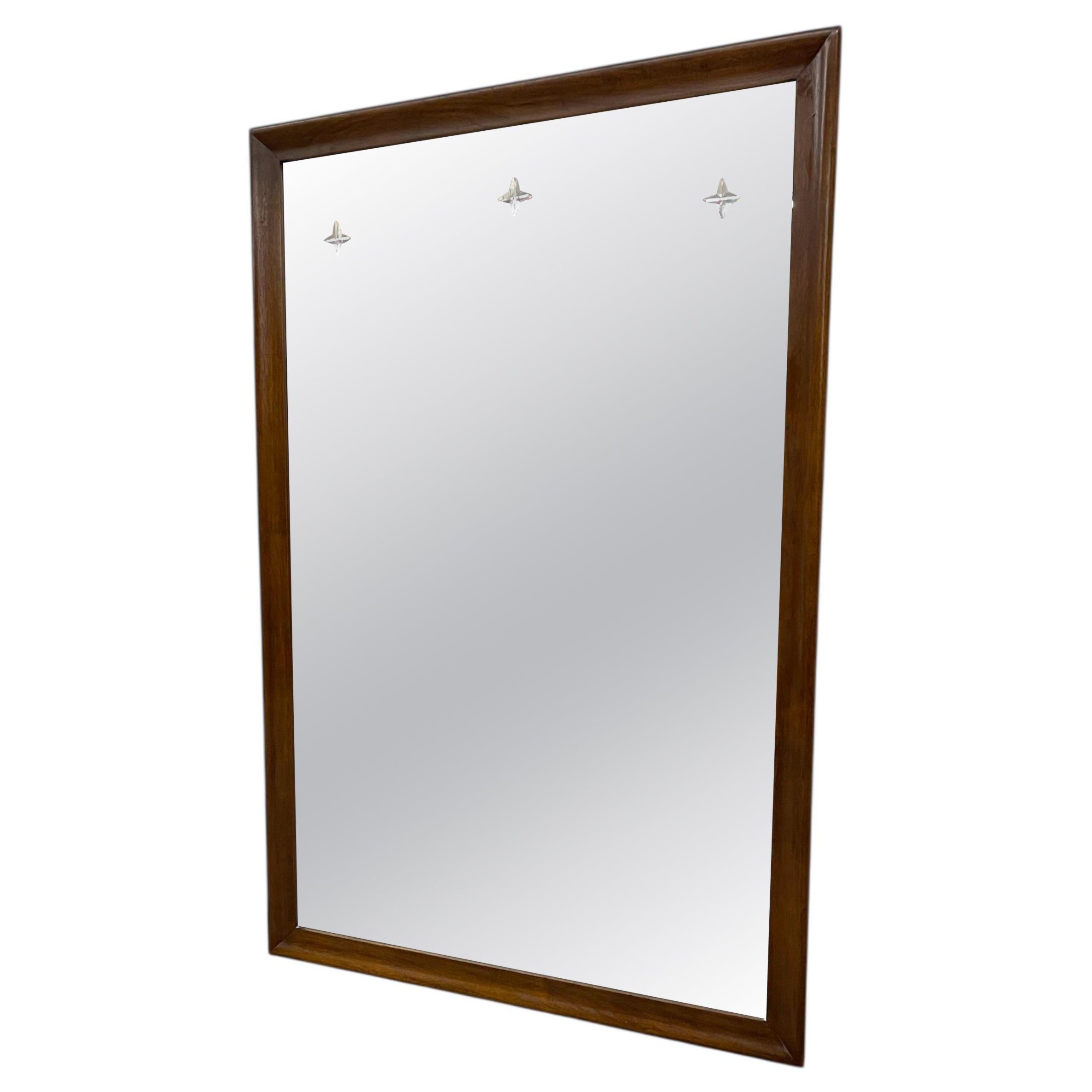 Miroir Vintage Mid Century Modern de la Collection Saga Collective de Broyhill