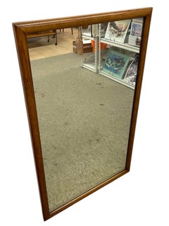 Vintage Mid-Century Modern "Modern Aire" Walnut Framed Wall Mirror
