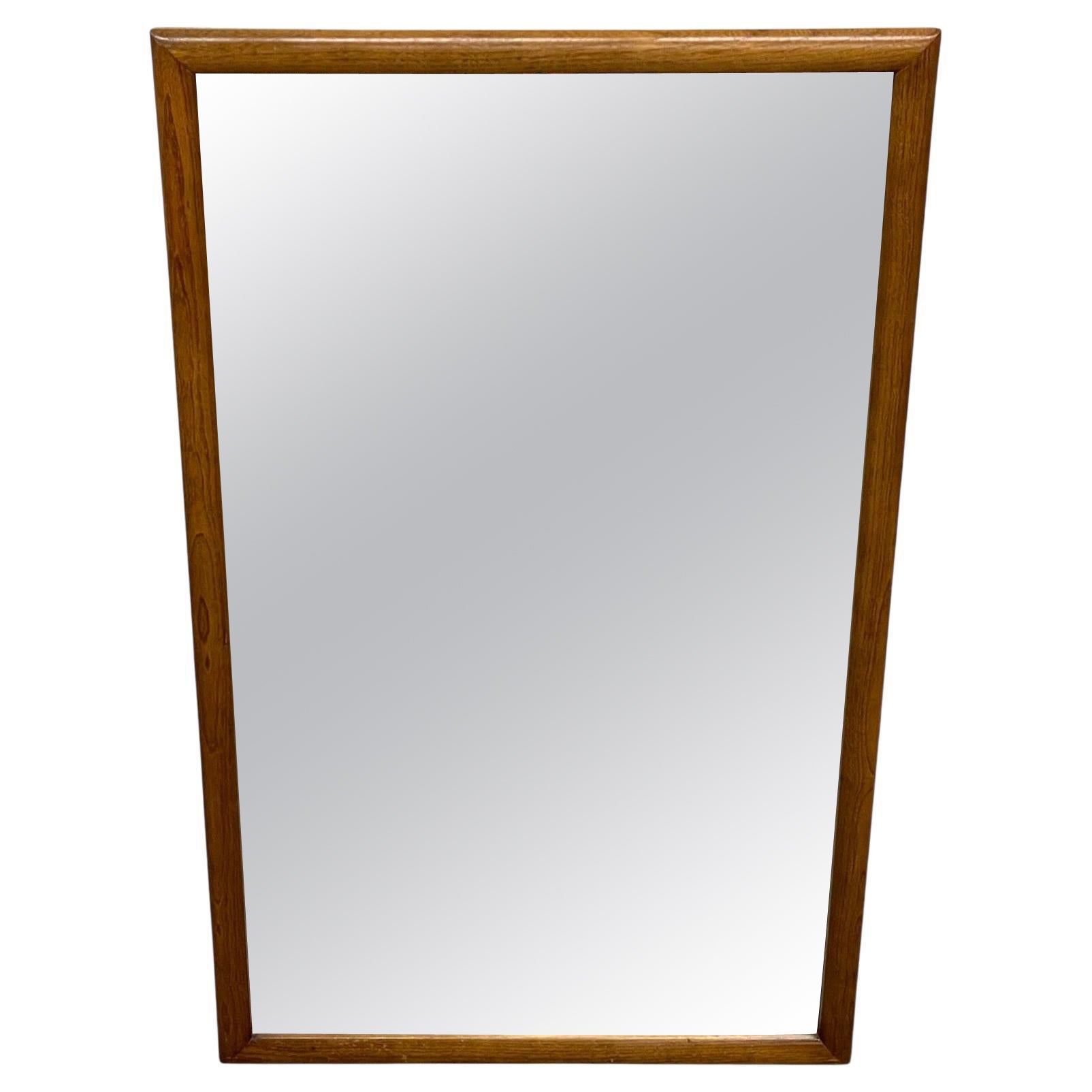 Vintage Mid-Century Modern "Modern Aire" Walnut Framed Wall Mirror