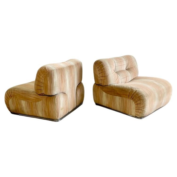 Vintage Mid Century Modern Modular Lounge Stühle