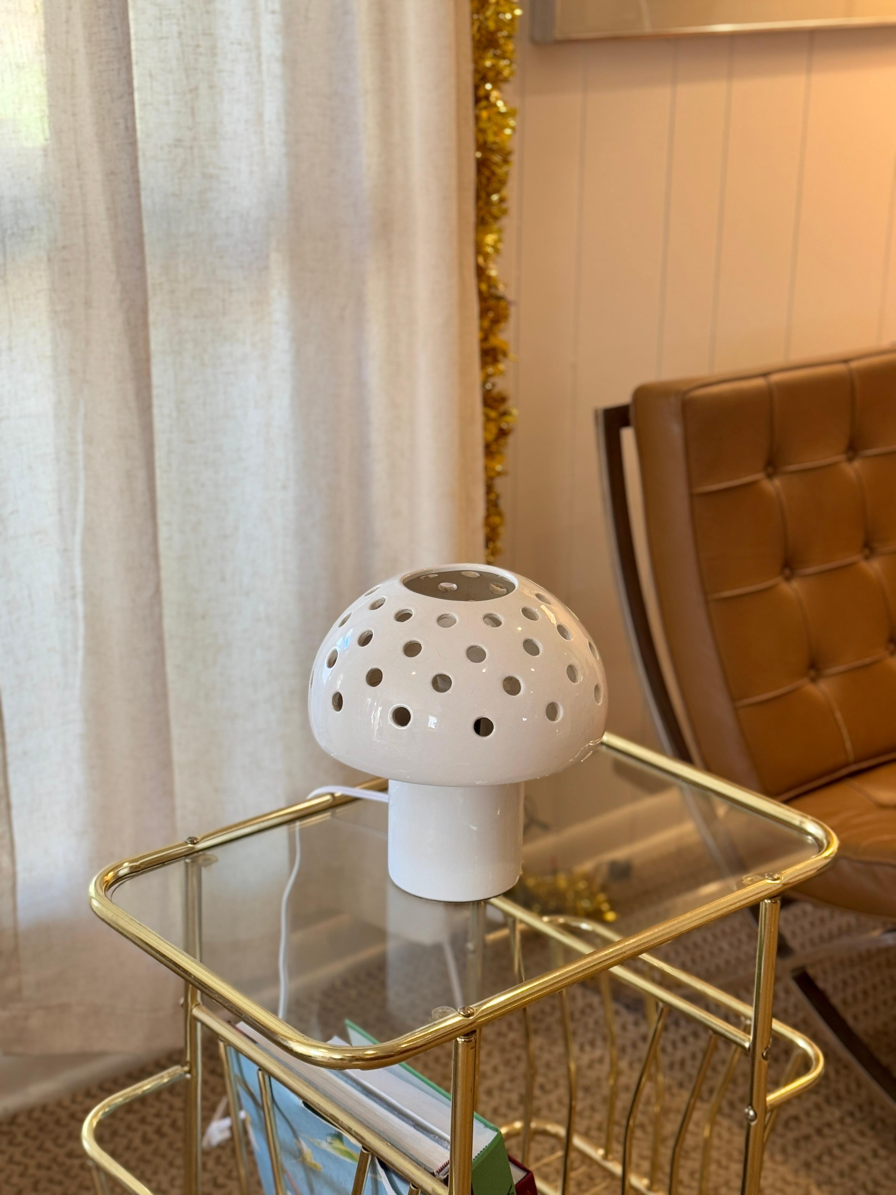 Mid-20th Century Vintage mid century modern mushroom lamp, circa 1960s For Sale