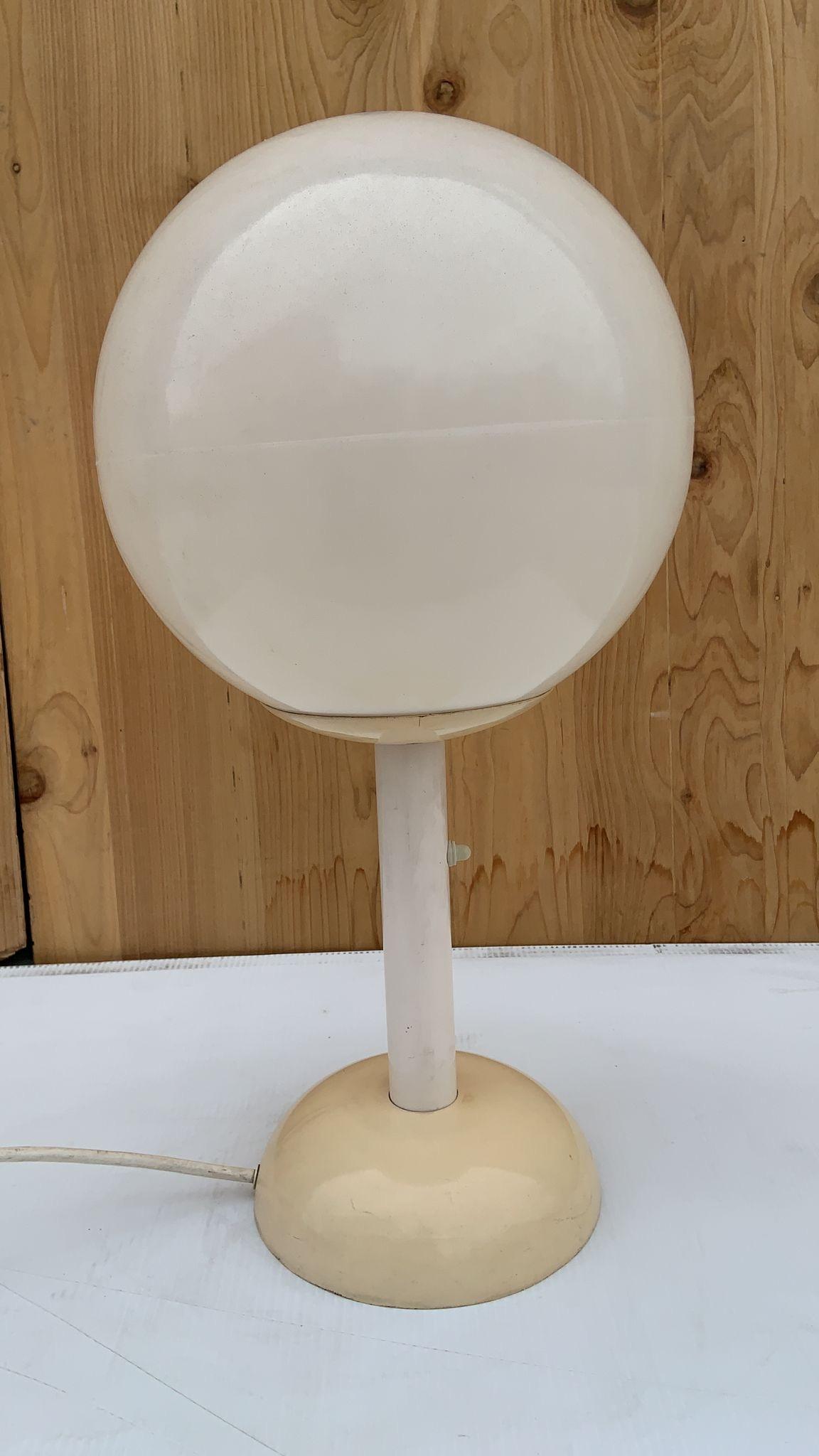 Mid-Century Modern Vintage Mid Century Modern Olympia Lunar 1 Indoor/Outdoor Globe Lamp  For Sale