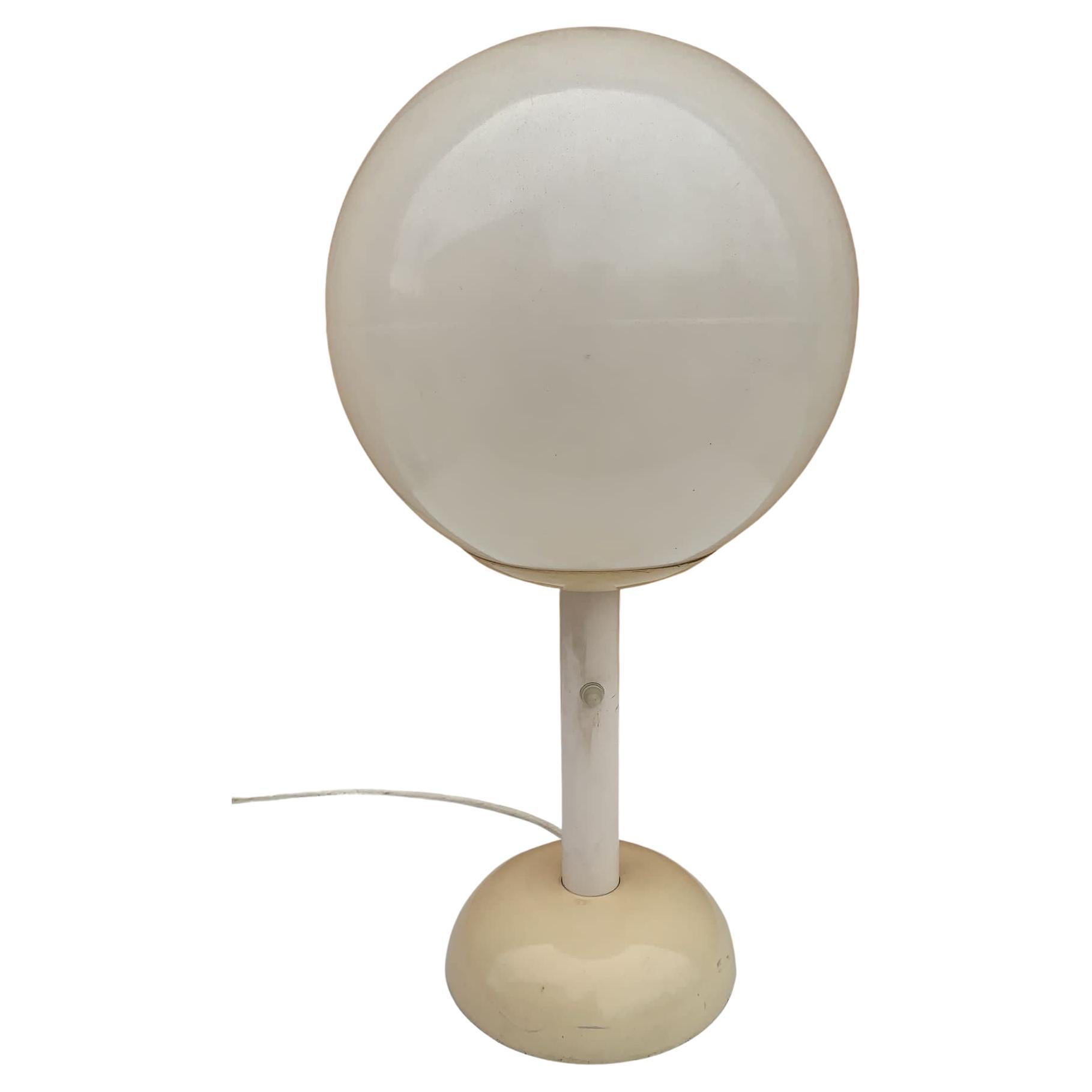 Vintage Mid Century Modern Olympia Lunar 1 Indoor/Outdoor Globe Lamp  For Sale