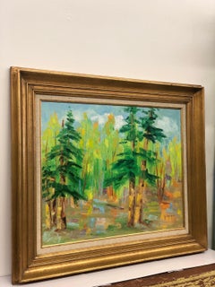 Vintage Mid-Century Modern Original Painting