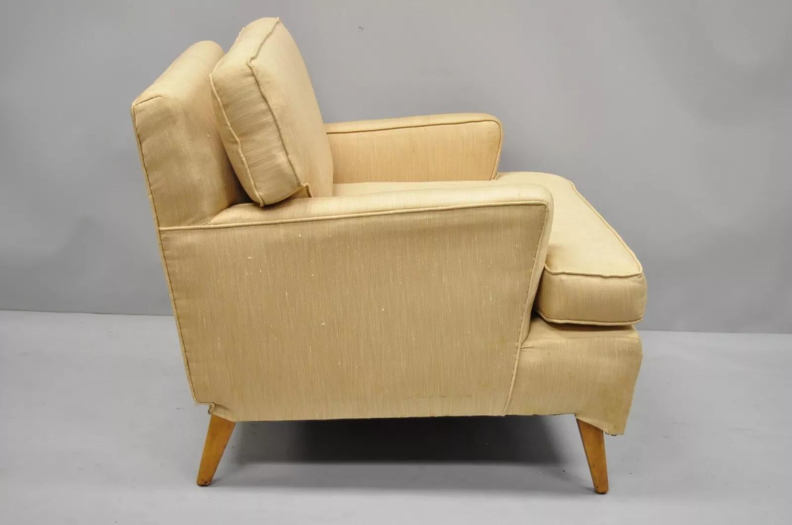 20th Century Vintage Mid Century Modern Paul McCobb & Harvey Probber Style Club Lounge Chair For Sale