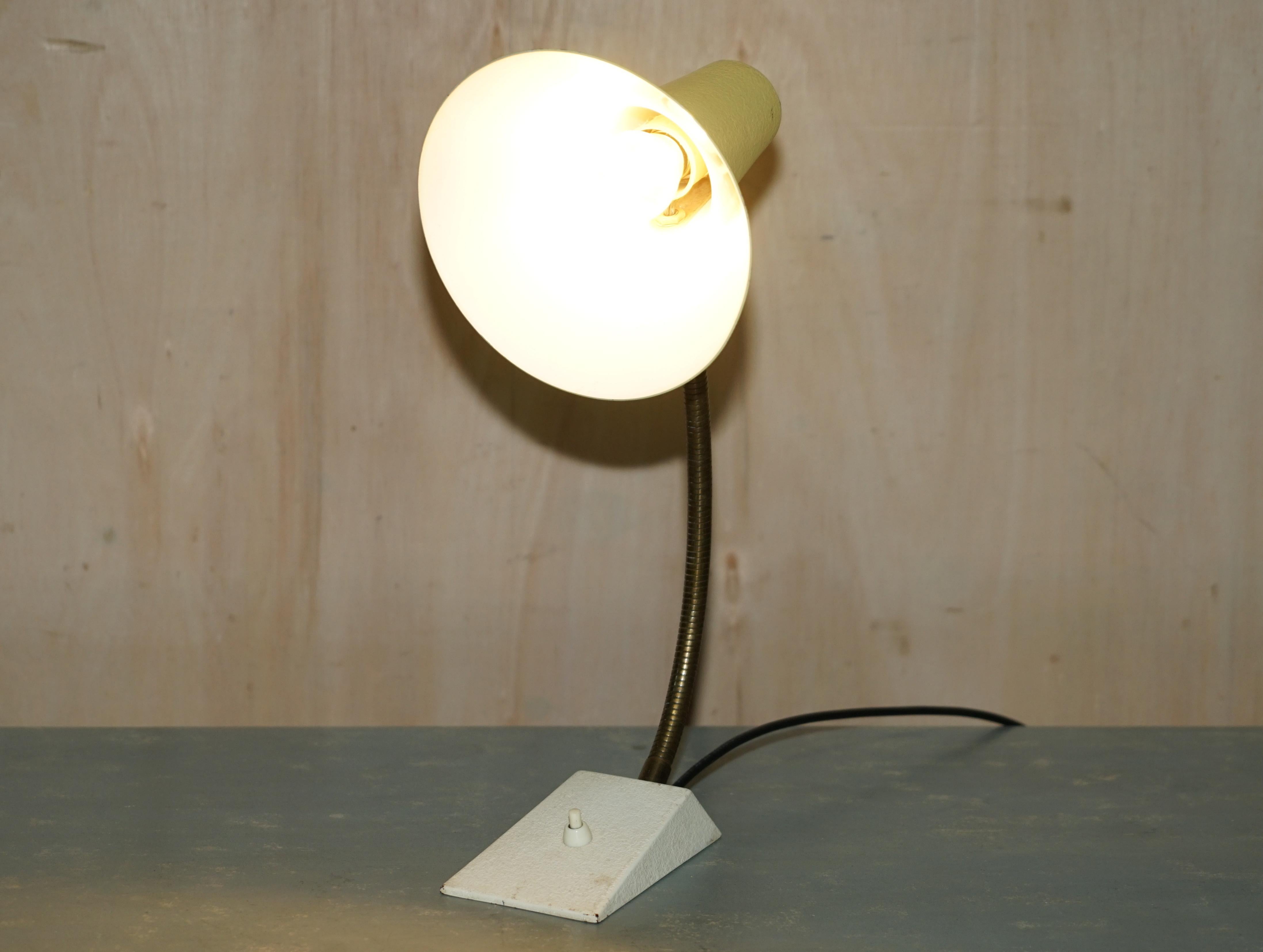 English Vintage Mid-Century Modern Philips Desk Lamp Collectable & Cool For Sale