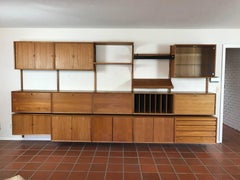 Vintage Mid-Century Modern Poul Cadovius Designed Cado Wall Unit in Teak