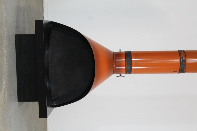 Vintage MidCentury Modern Preway Fireplace Burnt Orange at 1stDibs