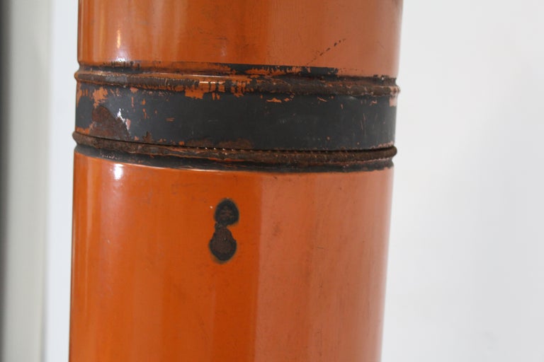 Vintage MidCentury Modern Preway Fireplace Burnt Orange at 1stDibs