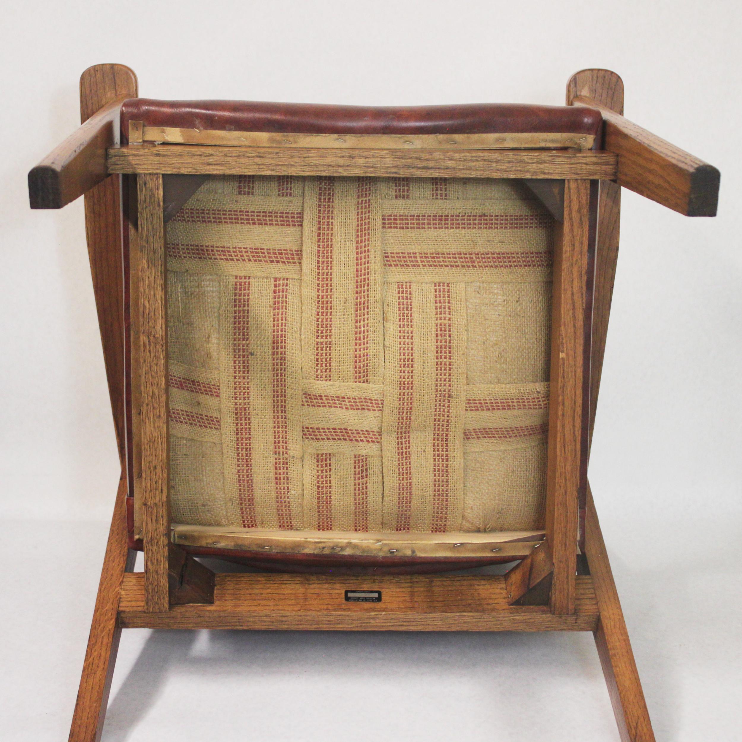 Vintage Mid-Century Modern Ranch Oak Side Chair from Yellowstone, for Mira 3