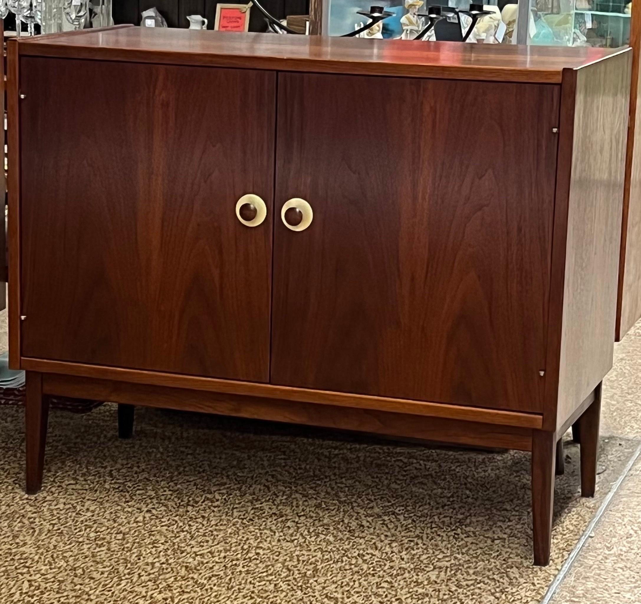 Vintage Mid-Century Modern Record Cabinet or Credenza In Good Condition In Seattle, WA