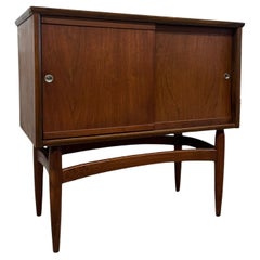 Vintage Mid Century Modern Record Cabinet or Credenza