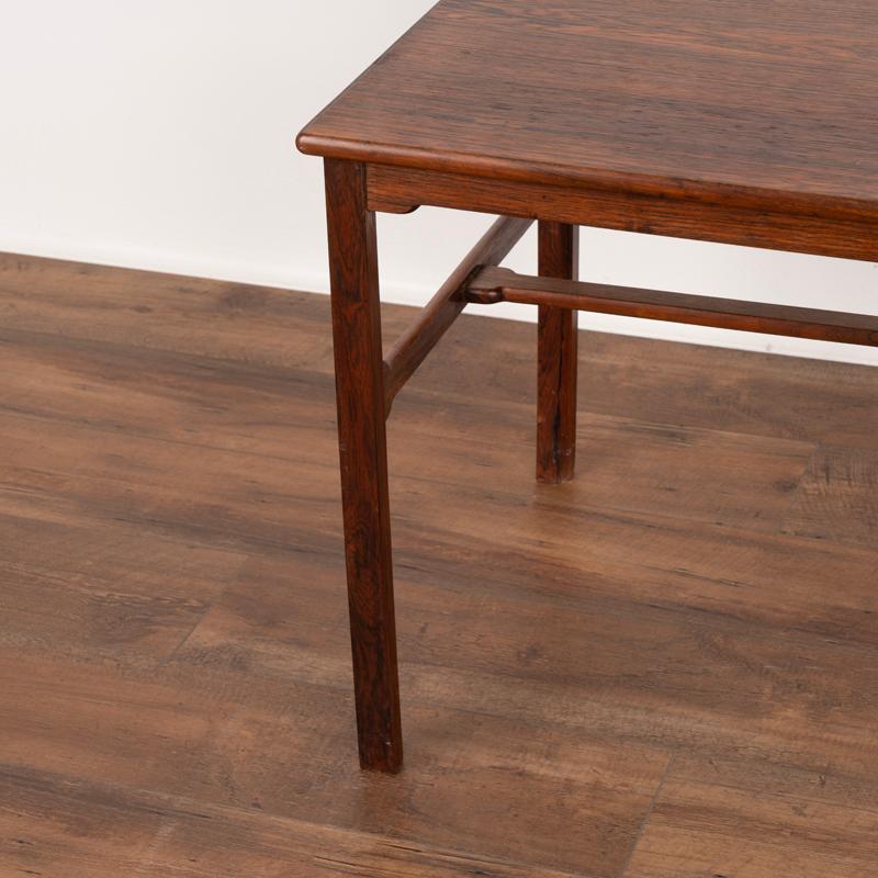Wood Vintage Mid-Century Modern Rosewood Coffee Table from Denmark For Sale