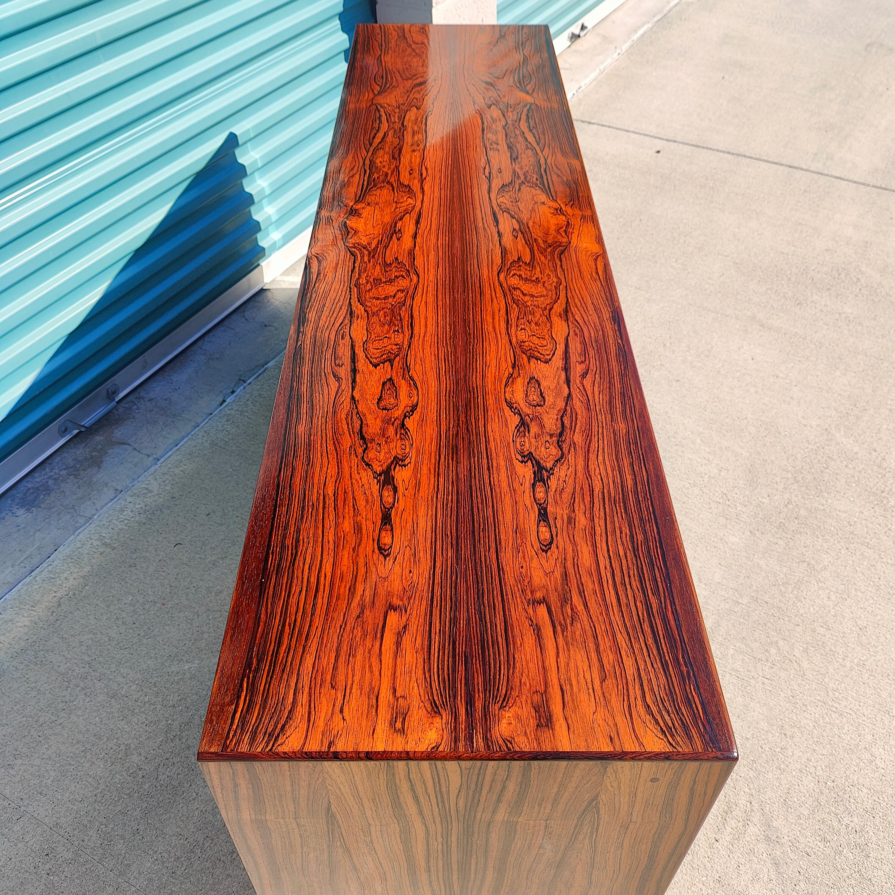 Norwegian Vintage Mid-Century Modern Rosewood Dresser by Westnofa