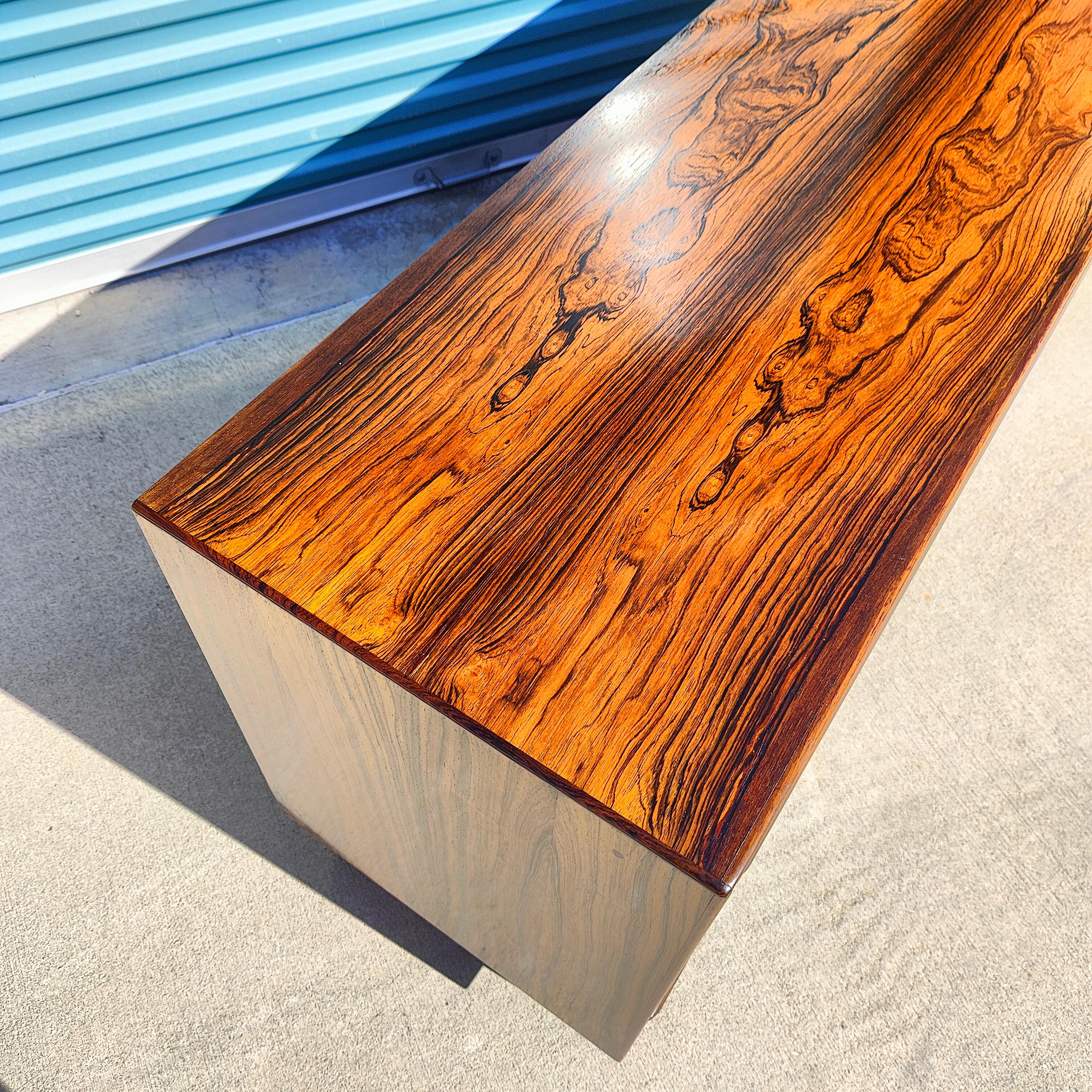 Vintage Mid-Century Modern Rosewood Dresser by Westnofa 2