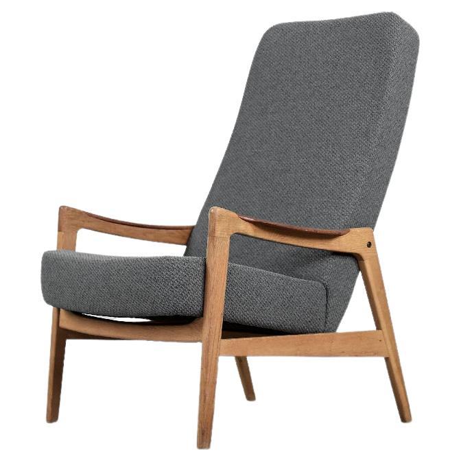 Vintage Mid-Century Modern Scandinavian Fabric Armchair by Ope Furniture, 1960s