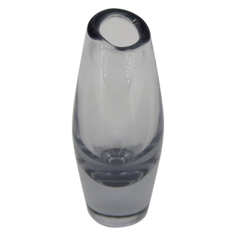 Vintage Mid-century Modern Scandinavian Art Glass Vase from Orrefors, 1950s