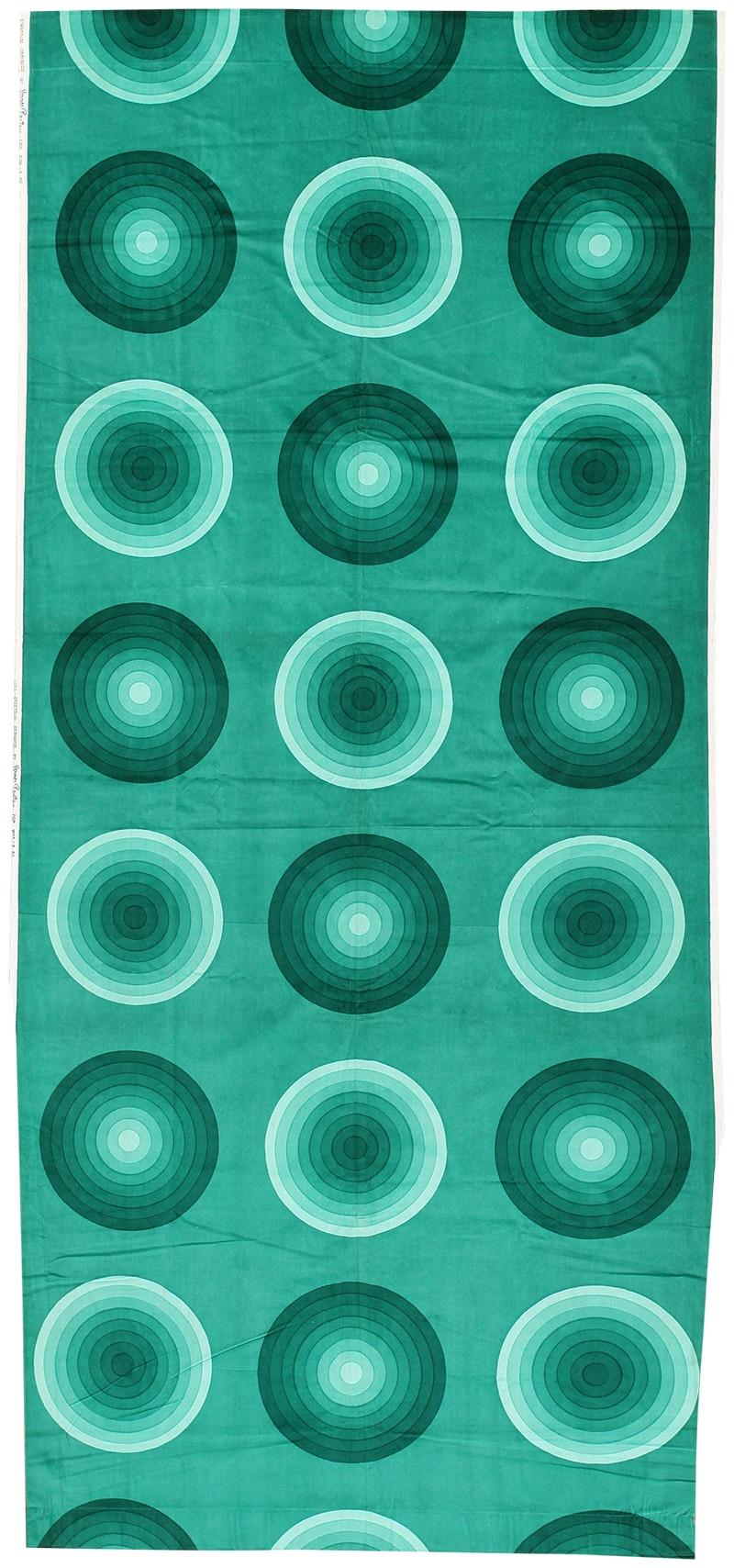 Scandinavian Modern Vintage Mid Century Modern Scandinavian Verner Panton Kreis Textile 3'11
