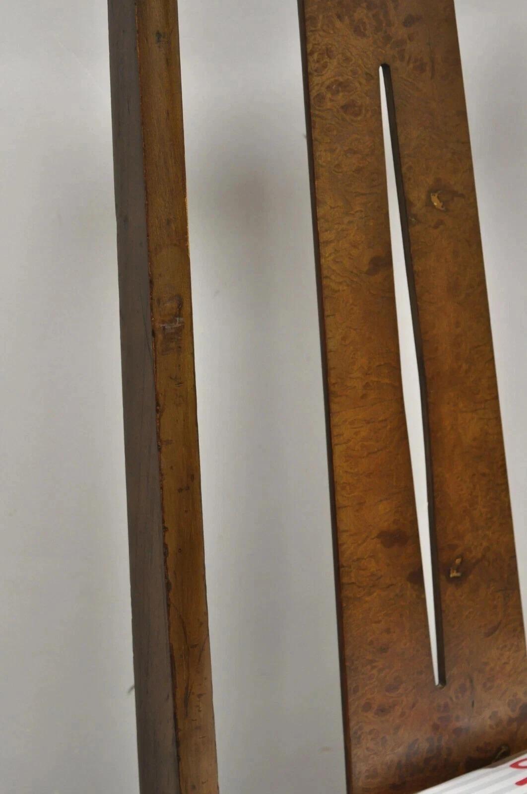 Vintage Mid Century Modern Sculpted Walnut Dining Room Chairs - Set of 6 For Sale 2