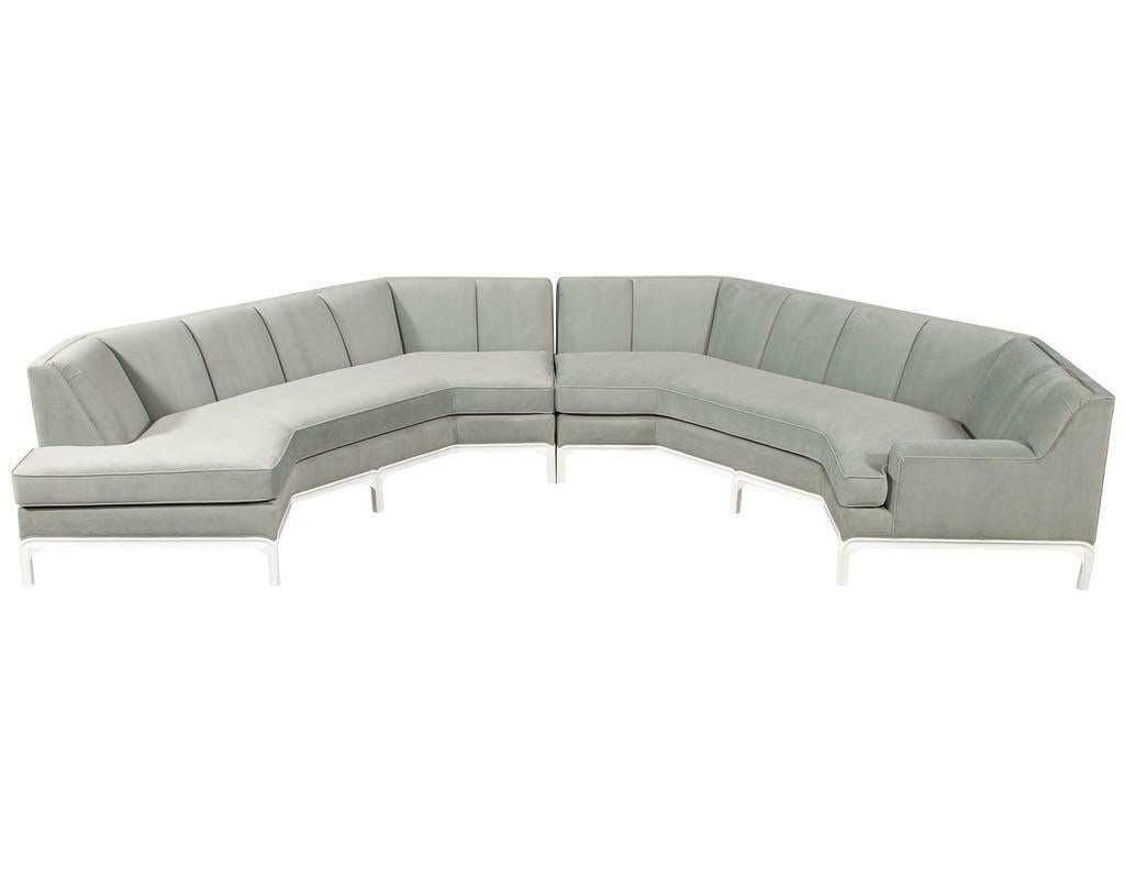 Vintage Mid-Century Modern Sectional Sofa Set 5