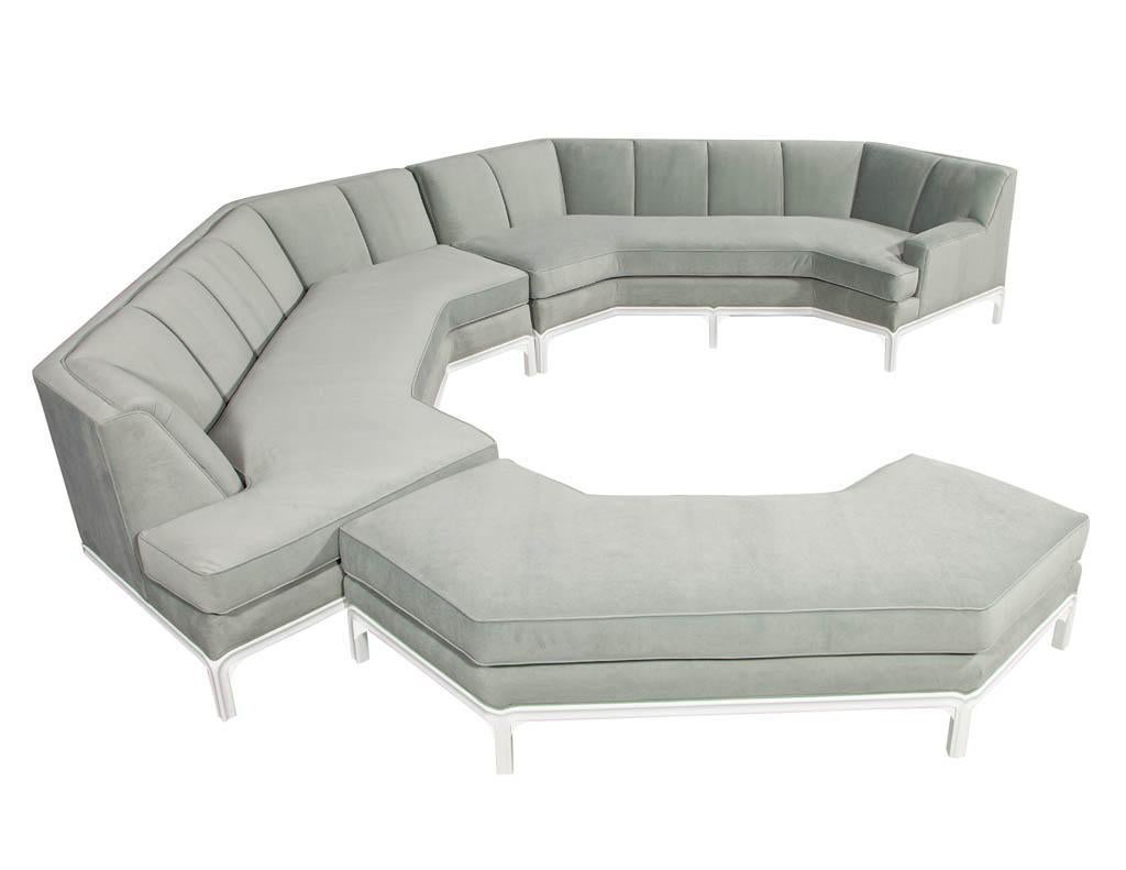 Vintage Mid-Century Modern Sectional Sofa Set 1