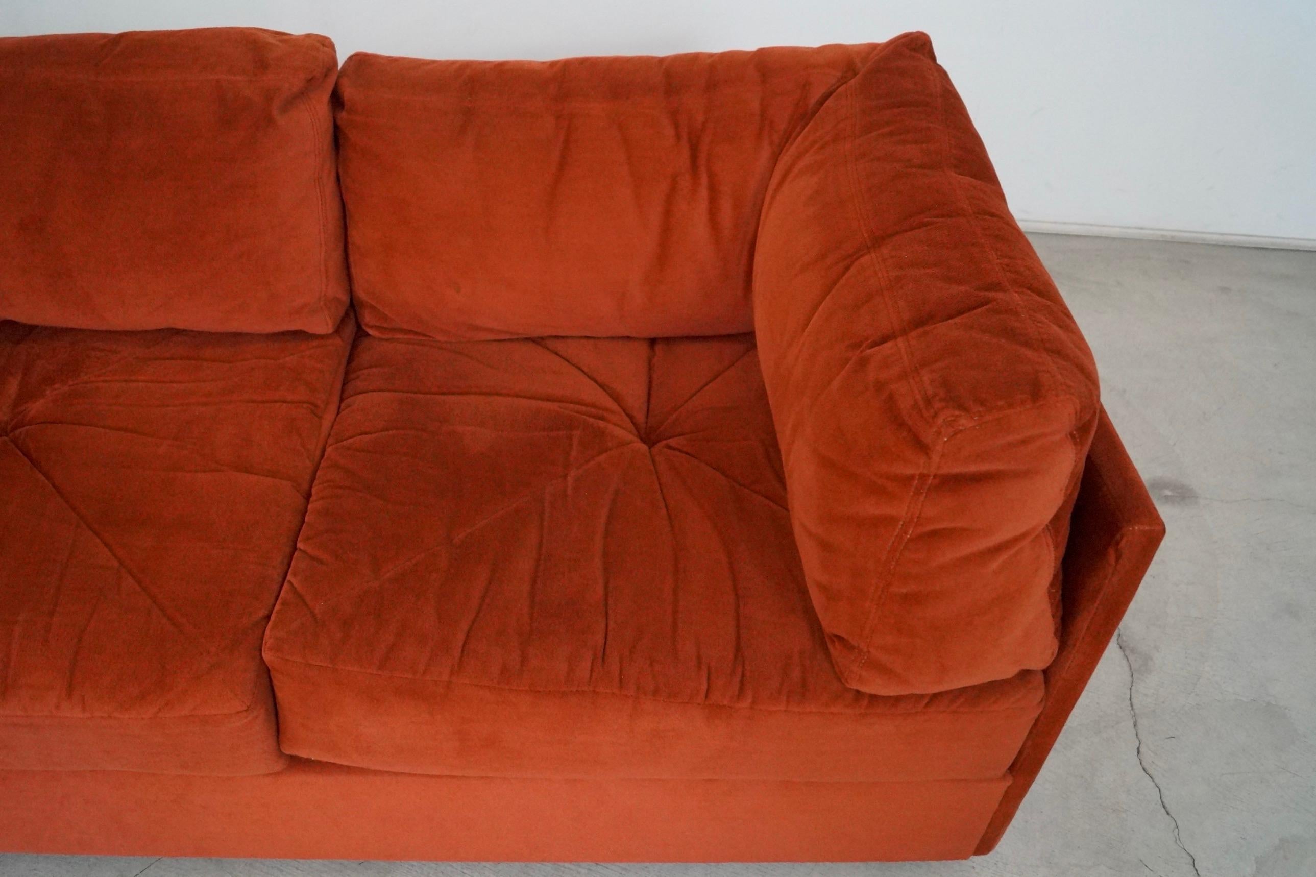 Vintage Mid-Century Modern Selig Lounge Sofa 5