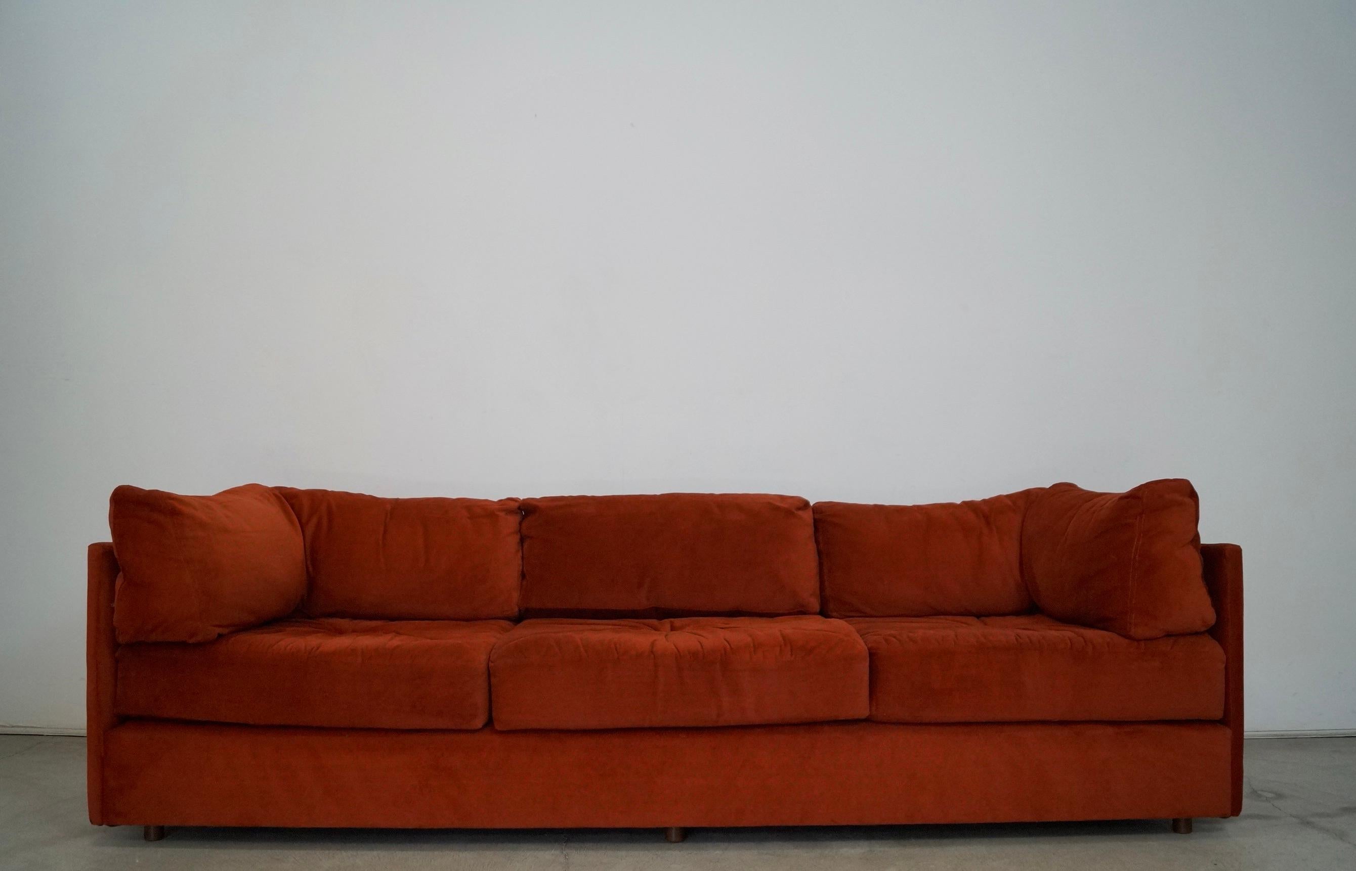 mid century vintage sofa