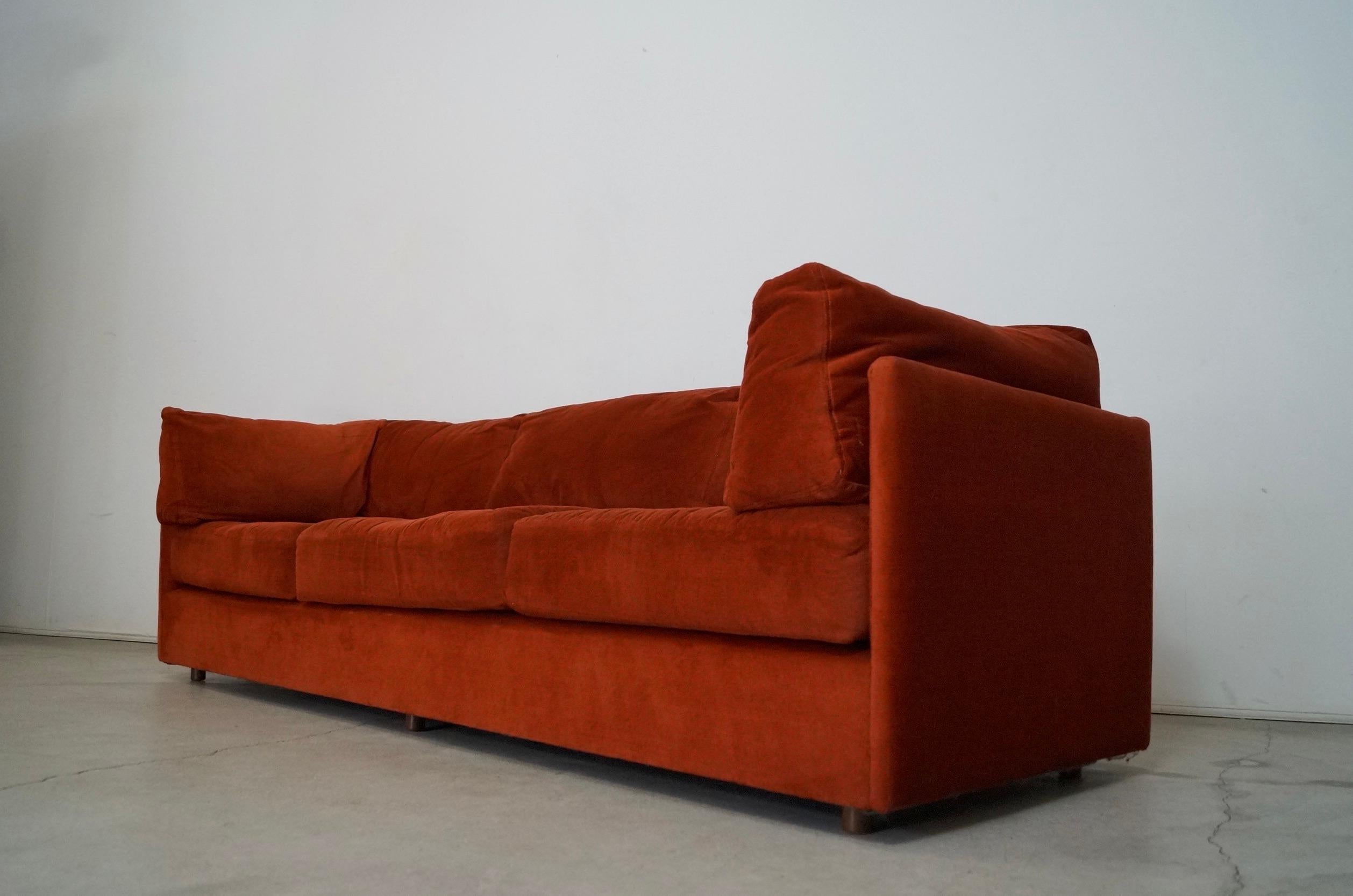 American Vintage Mid-Century Modern Selig Lounge Sofa