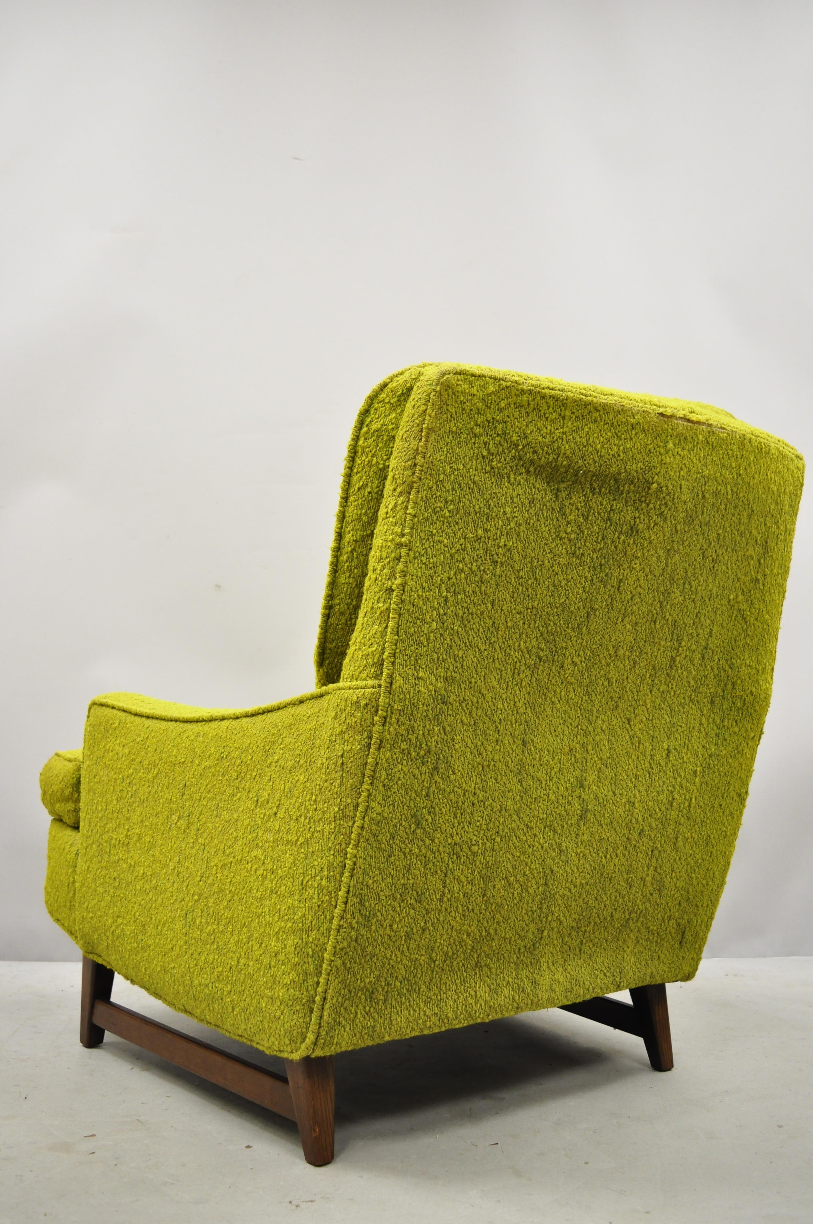 Vintage Mid-Century Modern Selig Monroe Upholstered Club Lounge Chair 4