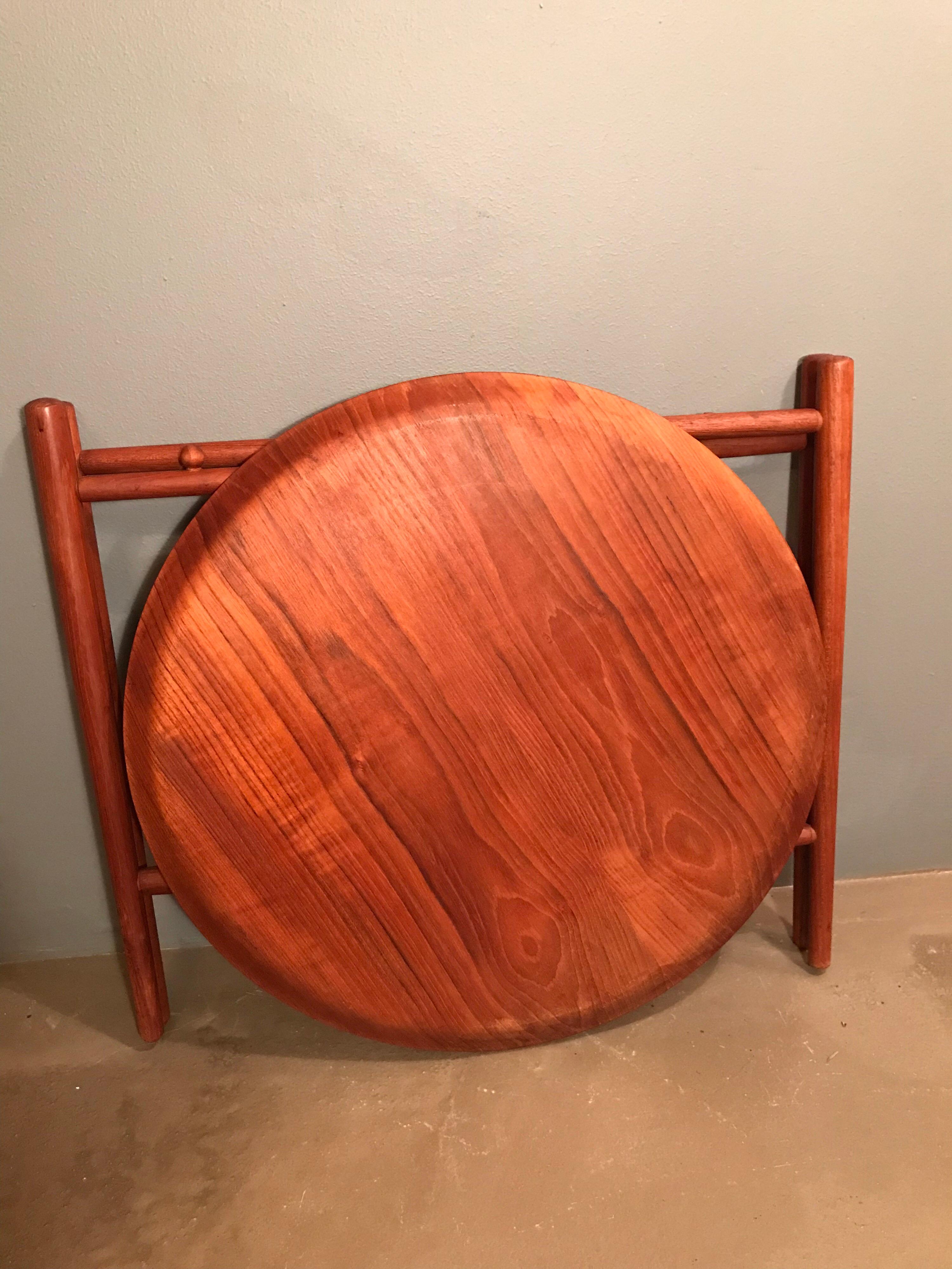 Mid-20th Century Vintage Mid-Century Modern Serving Tray Table For Sale