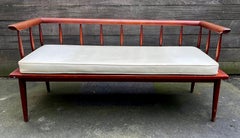 Banco Vintage de mediados de siglo moderno Shaker Style, años 60