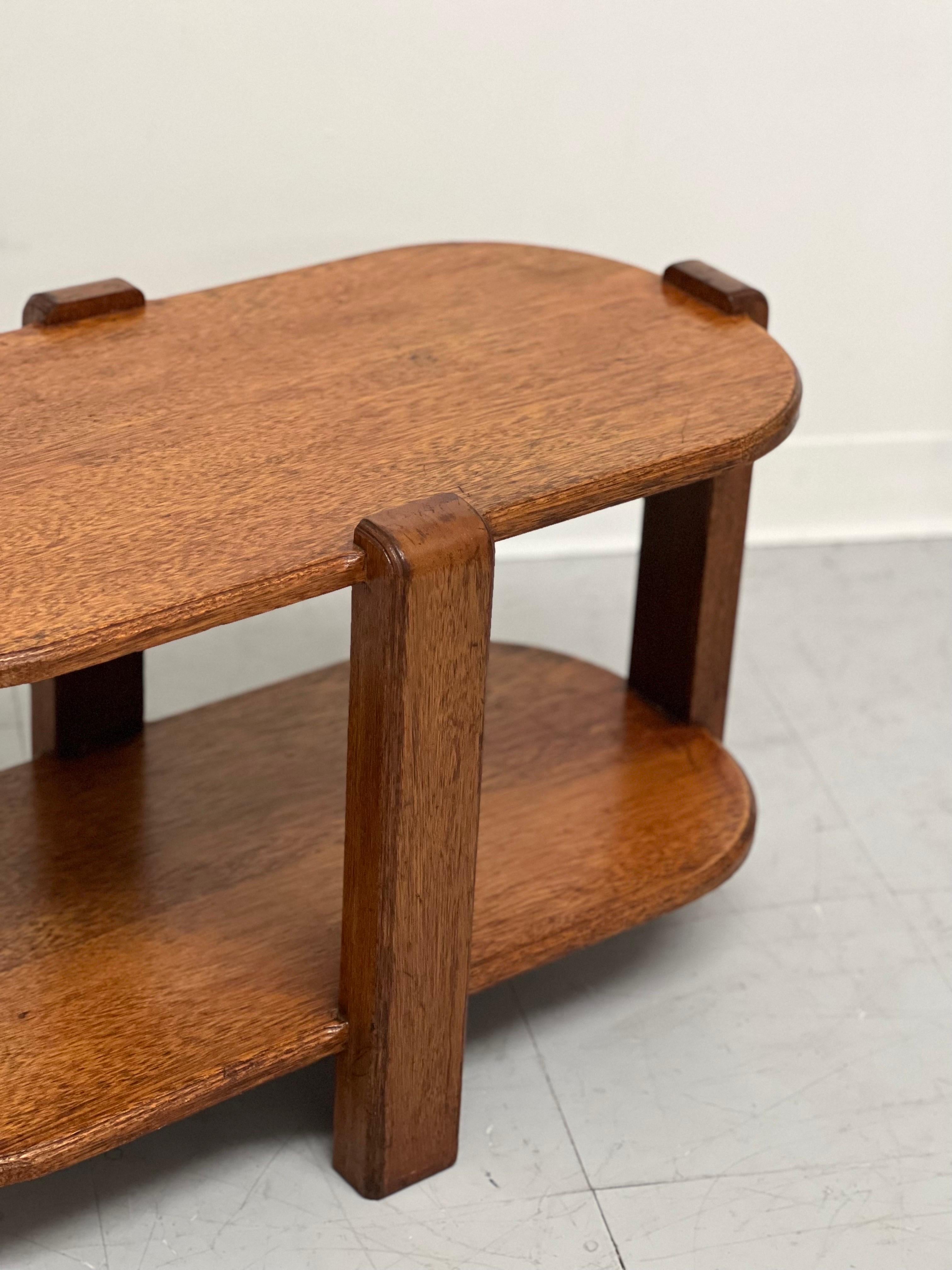 Wood Vintage Mid Century Modern Side Table For Sale