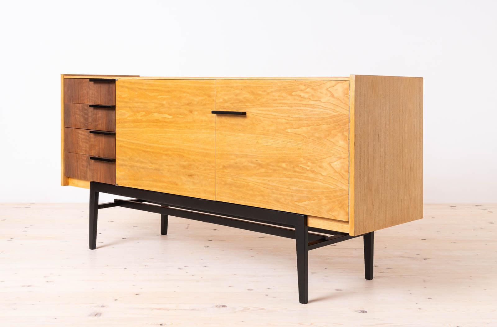 Mid-Century Modern Vintage Mid Century Modern Sideboard by Frantisek Mezulanik, Up Zavody, 1960s For Sale