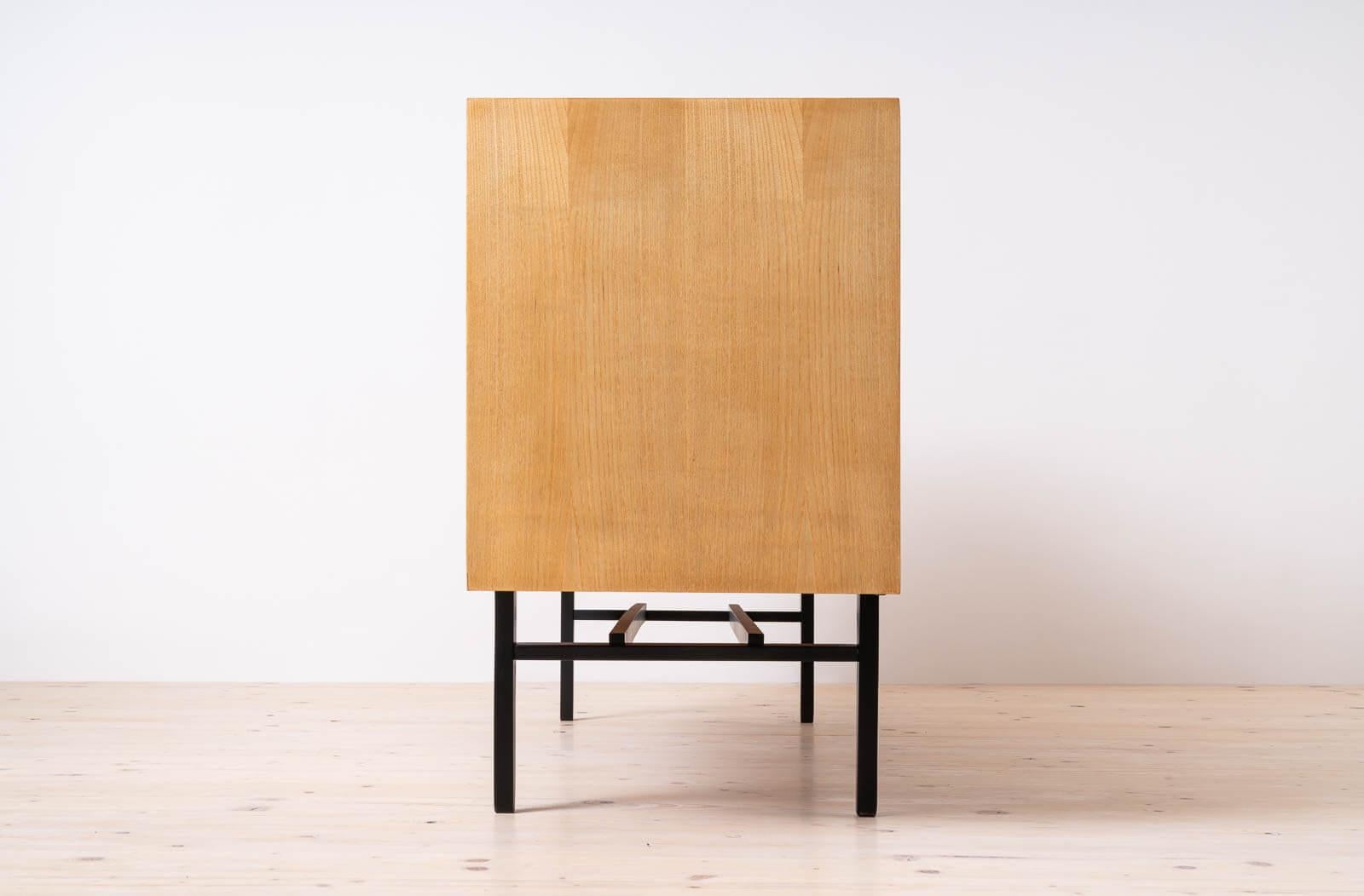Wood Vintage Mid Century Modern Sideboard by Frantisek Mezulanik, Up Zavody, 1960s For Sale