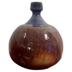 Vintage Mid-Century Modern Signed American Studio Pottery Bud Vase