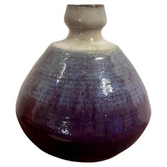 Vintage Mid-Century Modern Signed American Studio Pottery Bud Vase
