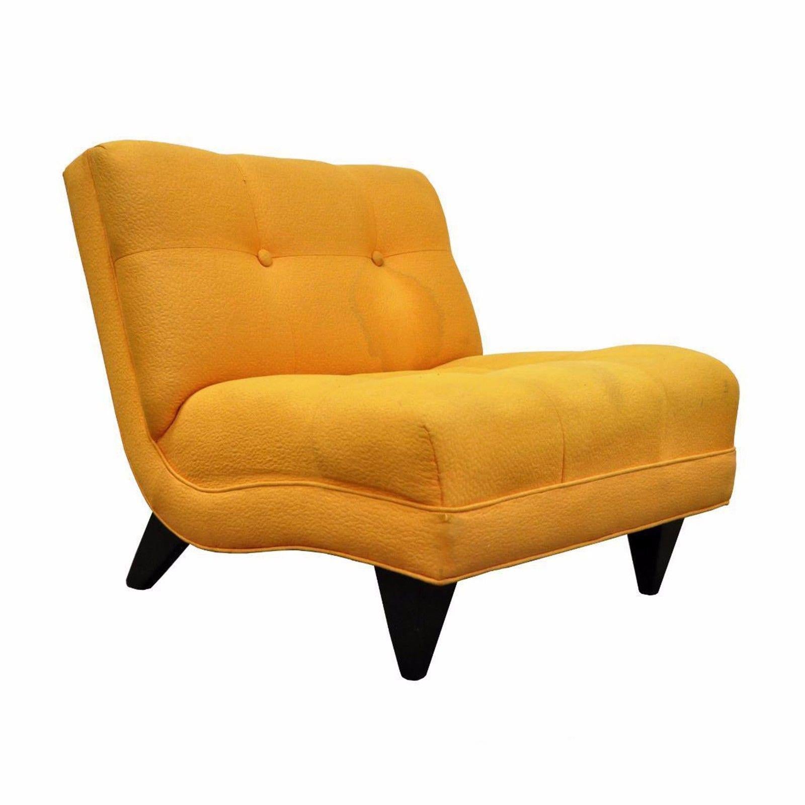 Vintage MidCentury Modern Slipper Lounge Chair Gilbert Rohde Ed