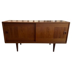 Vintage Mid-Century Modern Small Credenza
