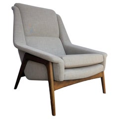 Vintage Mid-Century Modern Sofa Lounge Chair by Folke Ohlsson for DUX