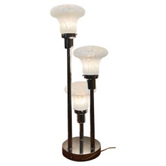 Lampe chromée de Murano Atomic, ère spatiale, moderne du milieu du siècle dernier