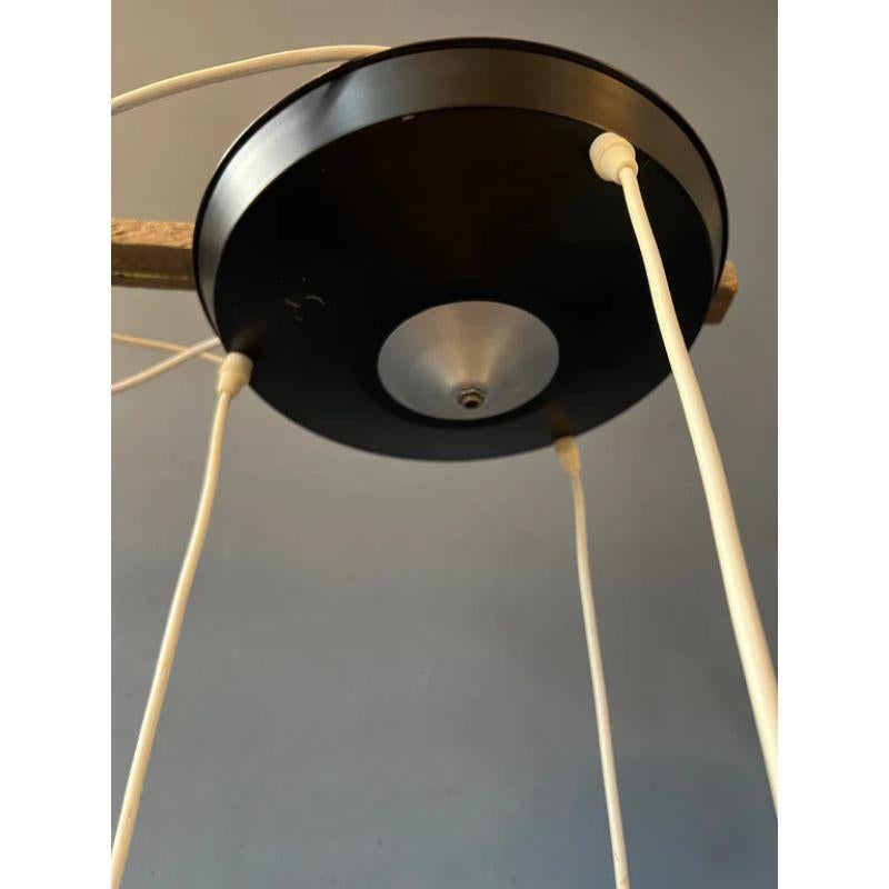 Vintage Mid-Century Modern Space Age Lakro Cascade Pendant Light, 70s In Good Condition In ROTTERDAM, ZH