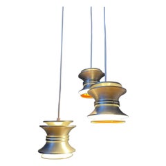 Vintage Mid-Century Modern Space Age Lakro Cascade Pendant Light, 70s