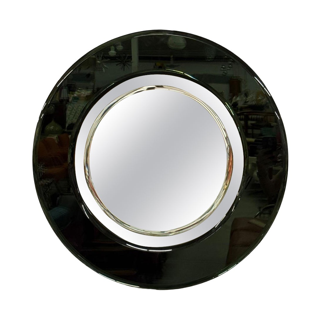 Vintage Mid-Century Modern Space Age Wall Mirror