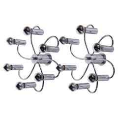 Luminaires encastrés vintage « Sputnik » de style Mid-Century Modern par Cosack Leuchten, lot de deux