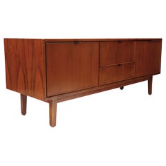 Vintage Mid-Century Modern Stow Davis Walnut Credenza TV Stand by Alexis Yermako