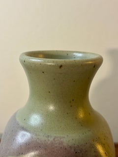 Vintage Mid-Century Modern Studio Pottery Vase, Signed
