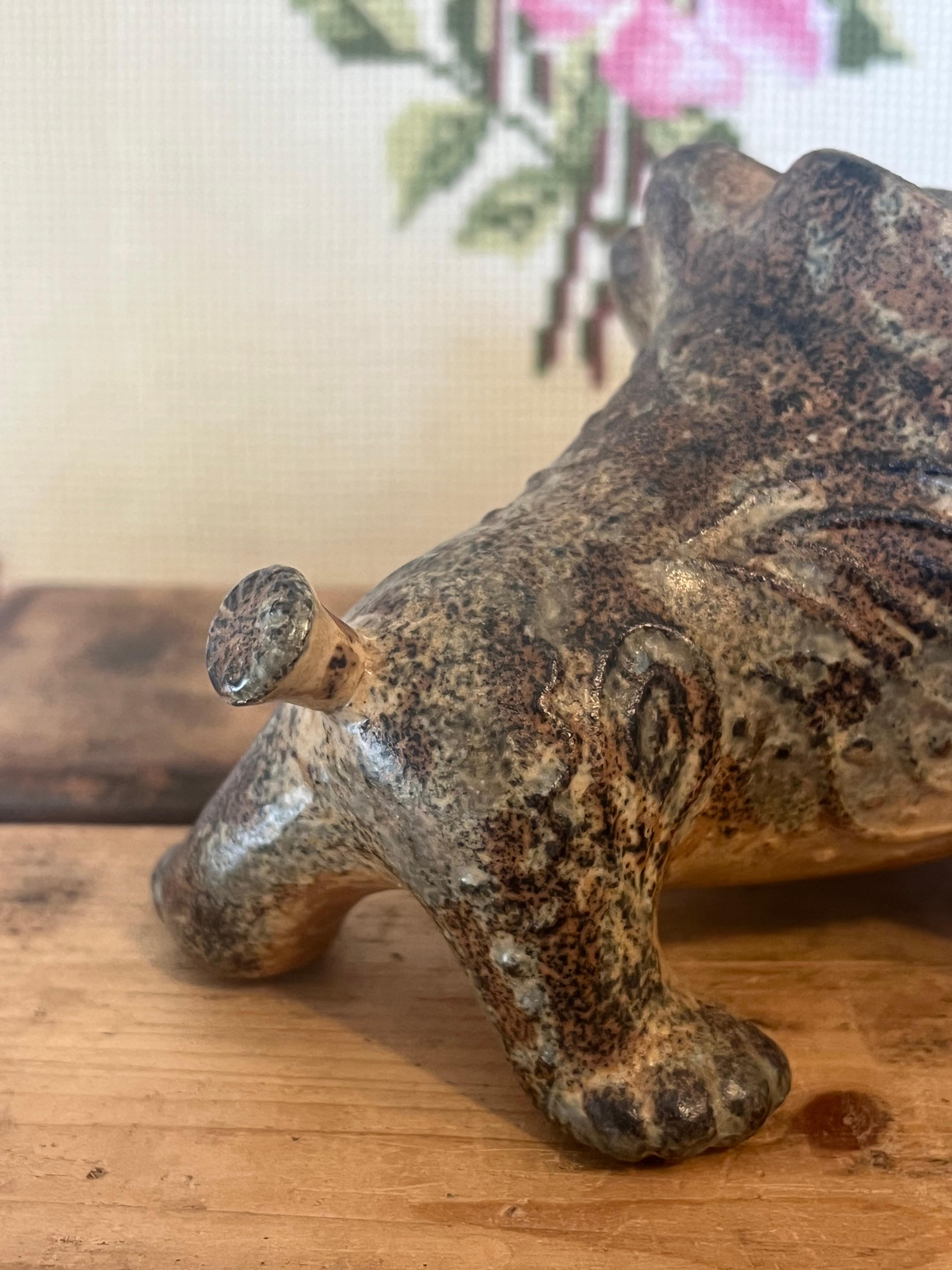 Escultura animal vintage de estilo moderno de mediados de siglo finales del siglo XX en venta