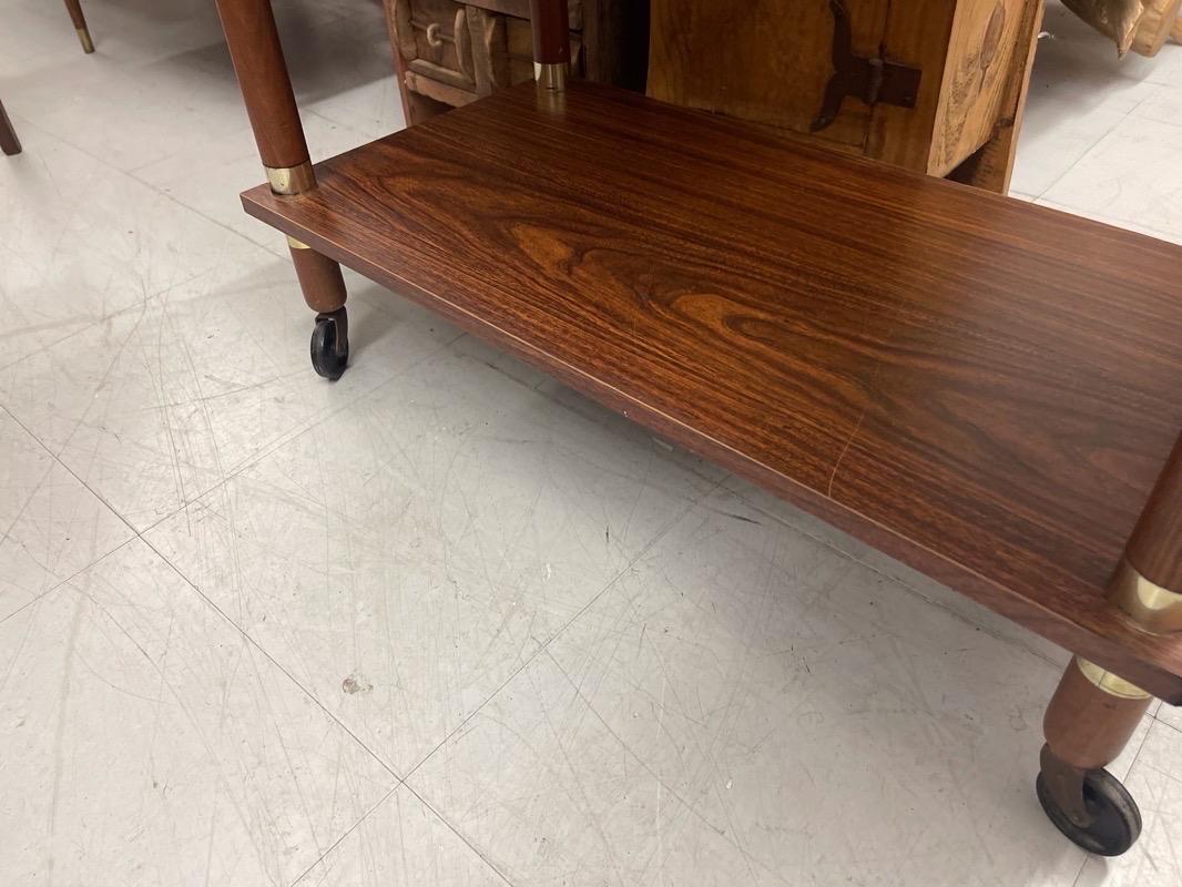 Wood Vintage Mid-Century Modern Style Cart