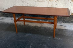 Vintage Mid-Century Modern Swedish Teak Coffee Table by HMB Möbler