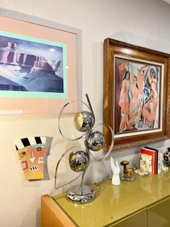 Vintage Mid-Century Modern Sweetheart Bistro Cane Thonet Chairs Set of 4